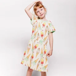 Kjole kortærmet - Marsmallow