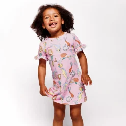 Kjole kortærmet - Pink lavender