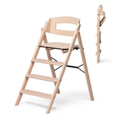 Klapp højstol foldbar - bøg natur