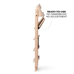 Klapp højstol foldbar - bøg natur