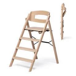 Klapp højstol foldbar - eg natur