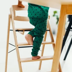 Klapp højstol foldbar - eg natur