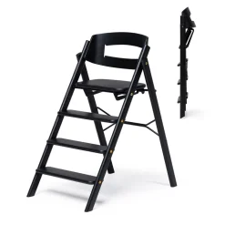 Klapp højstol foldbar - eg sort