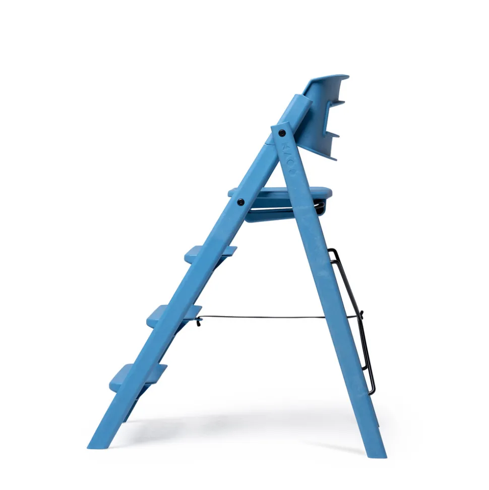 Klapp højstol foldbar - Genbrugsplast, blå