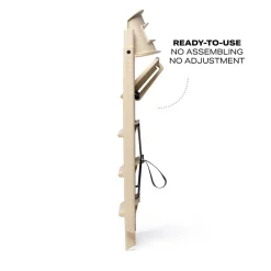 Klapp højstol foldbar - Genbrugsplast, sand