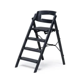 Klapp højstol foldbar - Genbrugsplast, sort