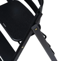 Klapp højstol foldbar eg inkl. bøjle - sand