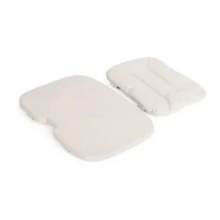 Klapp højstol foldbar genbrugsplast inkl. pude - sand