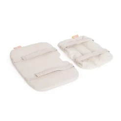 Klapp højstol foldbar genbrugsplast inkl. pude - sort