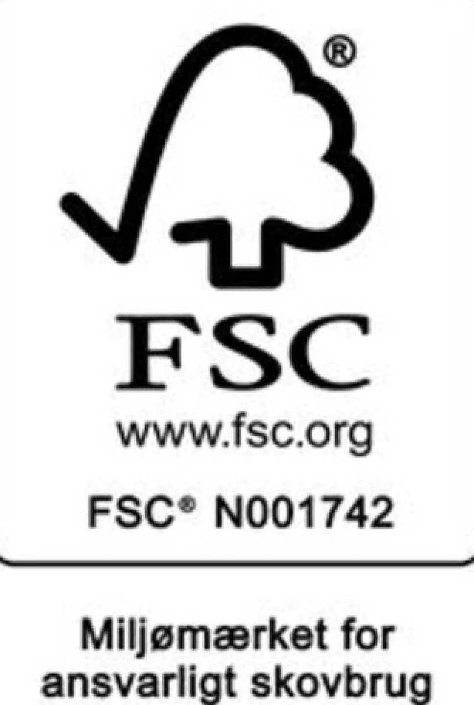 Knagerække i træ - FSC®