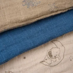 Øko. stofbleer (6-pak) - China Blue