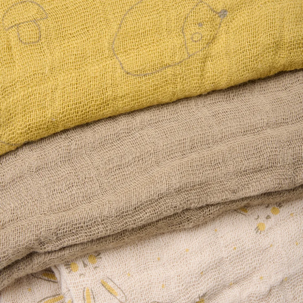 Øko. stofbleer (6-pak) - Rattan