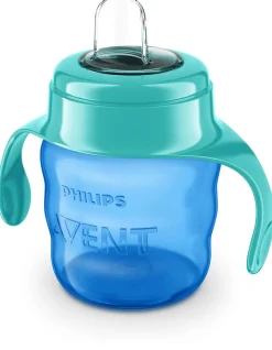 Kop med blød drikketud, 200 ml. - Blå