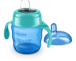 Kop med blød drikketud, 200 ml. - Blå