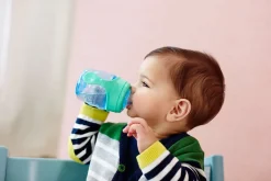 Kop med blød drikketud, 200 ml. - Blå