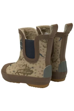 Kort vinter Gummistøvle - AOP - Coriander