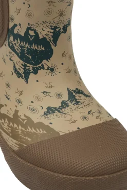 Kort vinter Gummistøvle - AOP - Coriander