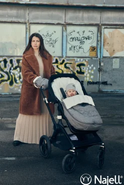 Kørepose - stormy grey