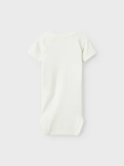 Lalo tab kortærmet slim body - COCO MILK