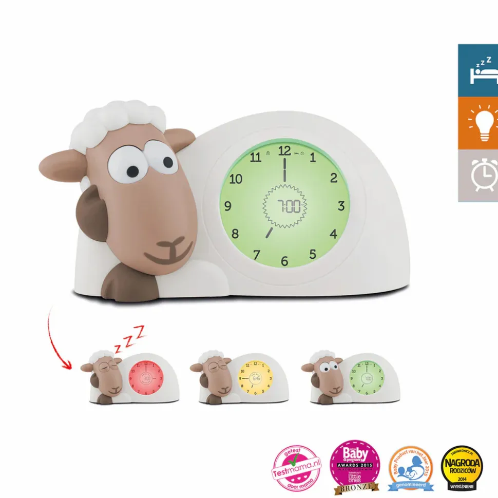 Lampe/Sleep Trainer Sam - Brun