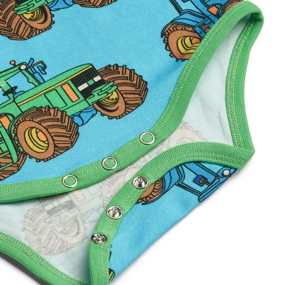 Langærmet body med traktorer - 718