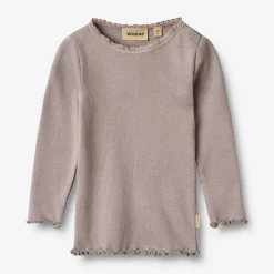 Langærmet T-Shirt Rib Lace - 9531