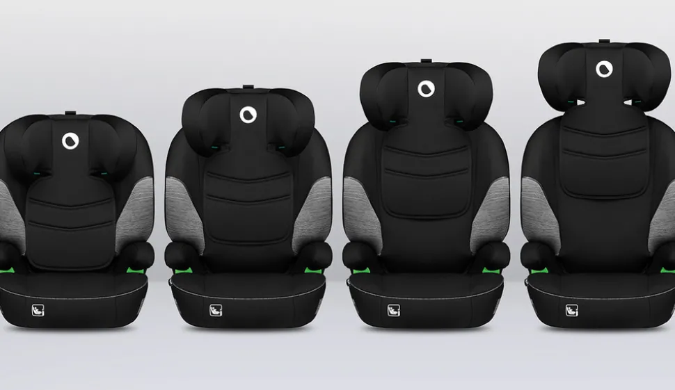 Lars i-size - black grey