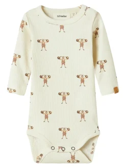 Lavo Enk Langærmet Body - Turtledove