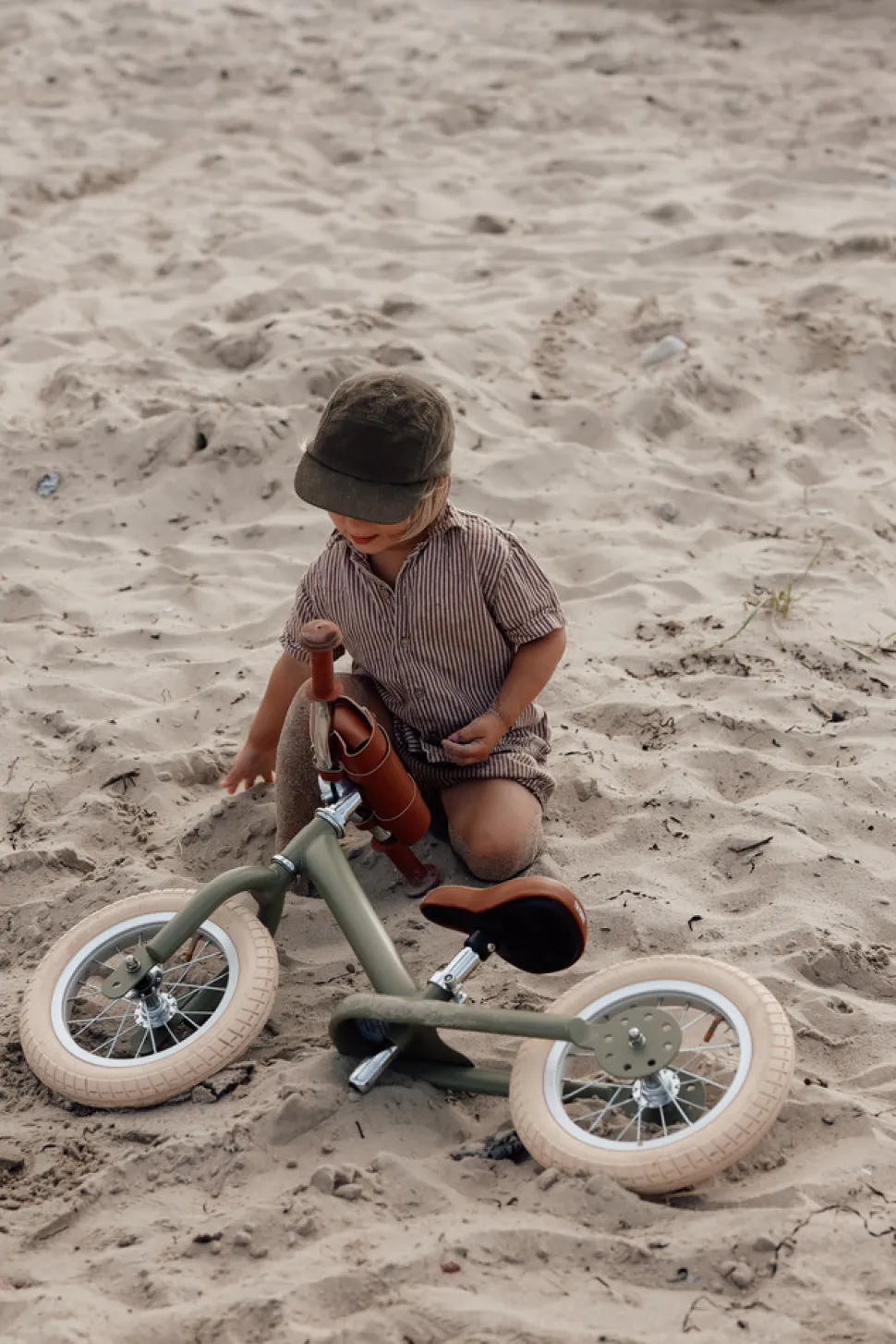 Løbecykel, 2-hjulet, Vintage grøn