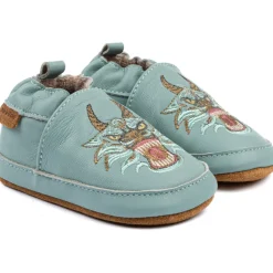 Læder Slipper - 3D - GREEN BAY