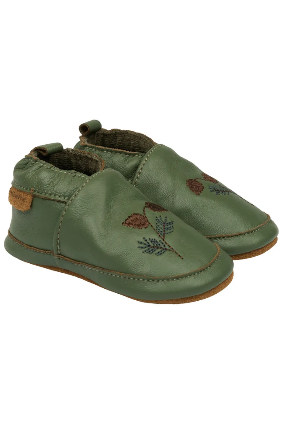 Læder Slipper - 3D - Thyme