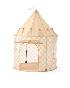 Legetelt,Gul med tern,100x130 cm