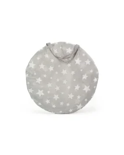 Legetunnel, grå m. hvide stjerner