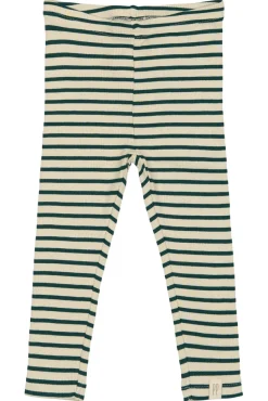 Leggings - Dark Sea/Off White