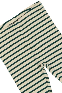 Leggings - Dark Sea/Off White