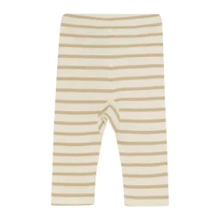 Leggings m. striber - Sesame