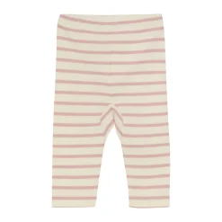 Leggings m. striber - Shadow gray