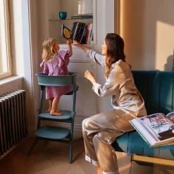 Lemo højstol 4in1 sæt - stone blue