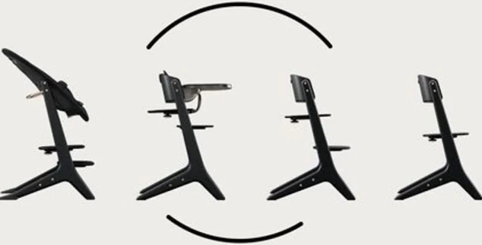 Lemo Platinum højstol 4in1 sæt, hvid