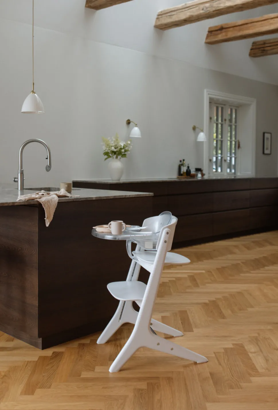 Lemo Platinum højstol 3in1 sæt, hvid