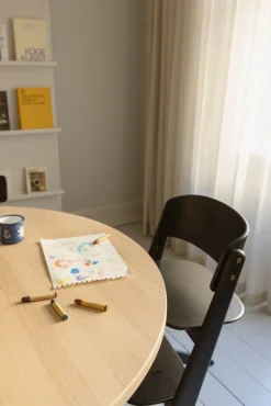 Lemo Platinum højstol, sort/rose gold