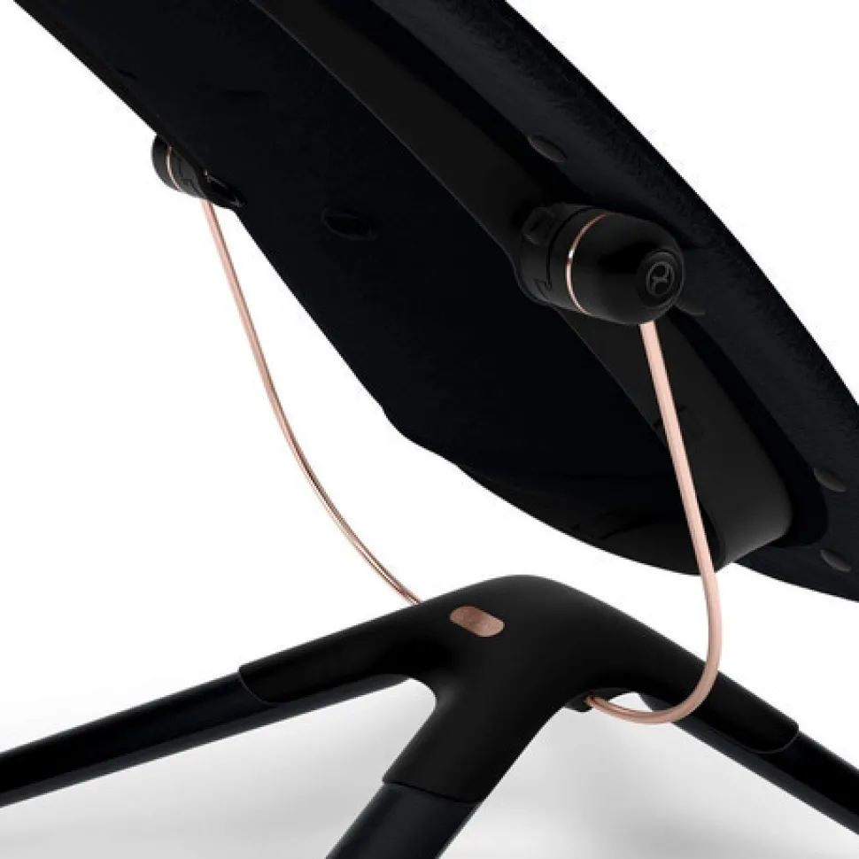 Lemo Platinum skråstol, sort