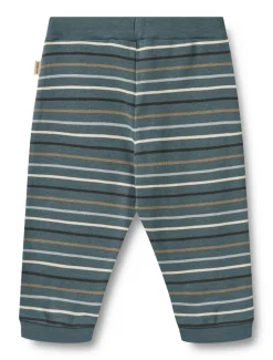 Leo Jersey Bukser - Blue multi stripe