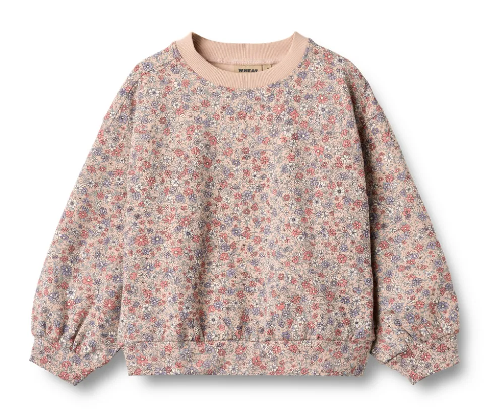 Lia Sweatshirt - Rose dust flowers