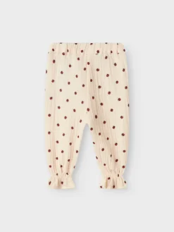 Lilia Løse Bukser - Silver Peony