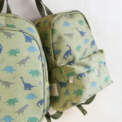 Lille rygsæk dinosaurs