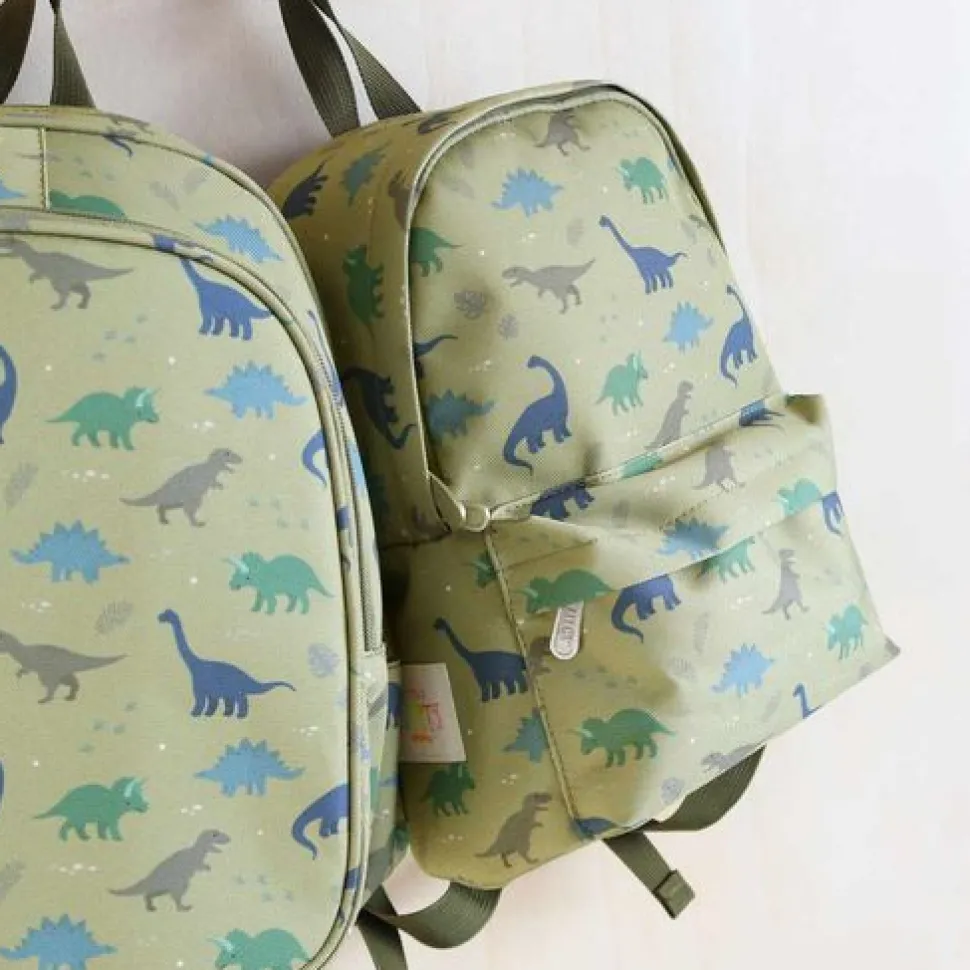 Lille rygsæk dinosaurs