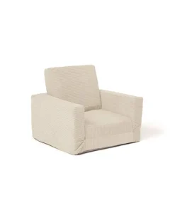 Lænestol foldbar råhvid