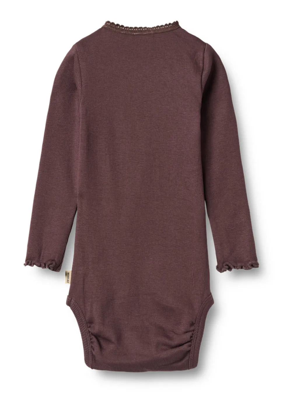 Lotta Rib Body Langærmet - Fudge