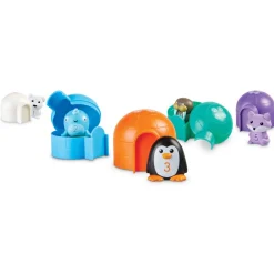 Lær om tal og farver - Aktivitetssæt m. polardyr